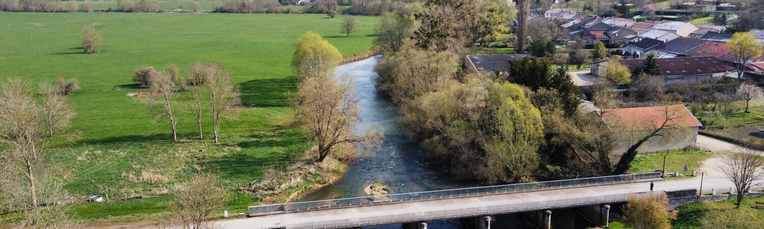 Vue aérienne de Sauvigny