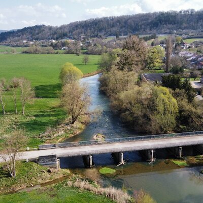 Vue aérienne de Sauvigny